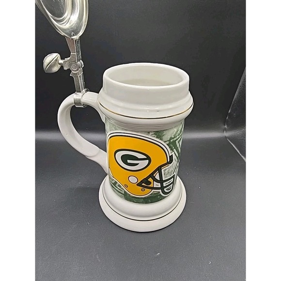 GREEN BAY PACKERS SUPER BOWL XXXI STEIN 160/500 LTD EDITION ALDER BRAU 1996 - Picture 5 of 8